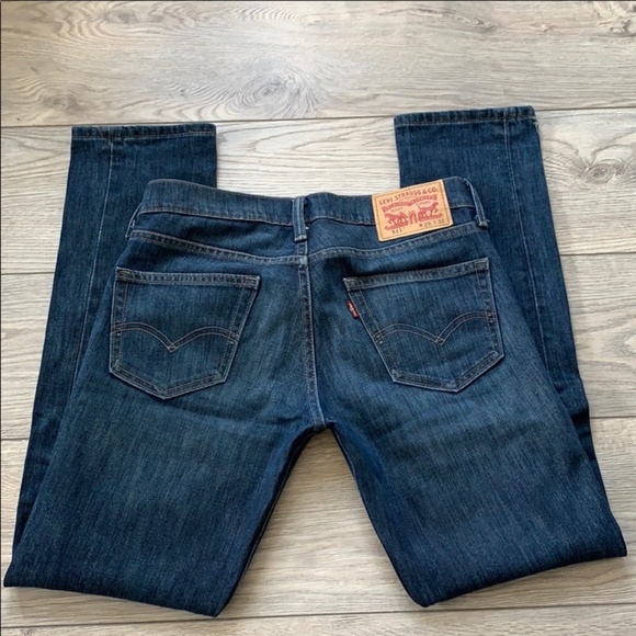 Levi's 511 Slim Fit Dark Wash Jeans Size 29 - Picture 4 of 4